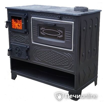 Отопительно-варочная печь МастерПечь ПВ-05С с духовым шкафом, 8.5 кВт в Златоусте